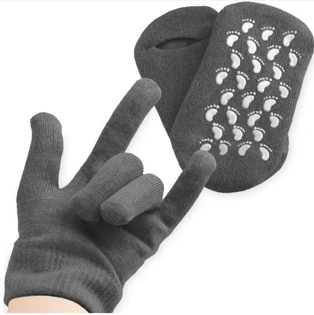 Reusable SPA Gel Sock/gloves Moisturizing whitening exfoliating velvet