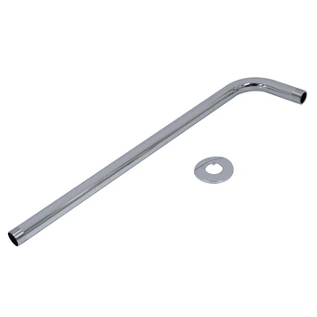 

Round Curve 40cm Chrome Shower Head Arm Bathroom Home
