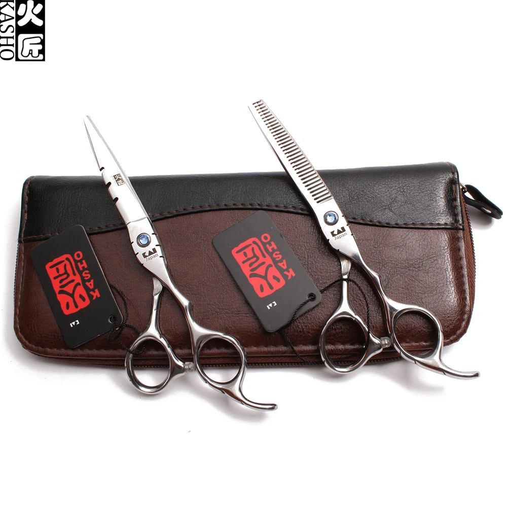 

5.5" 16cm Stainless Kasho Shiny Dog Scissors Straight Scissors Thinning Shears Pet Scissors Professional Grooming Scissors H1010