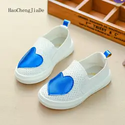 Новая мода Дети Повседневное белые туфли детские кроссовки бренда спортивной Обувь для девочек Обувь для мальчиков Обувь для девочек