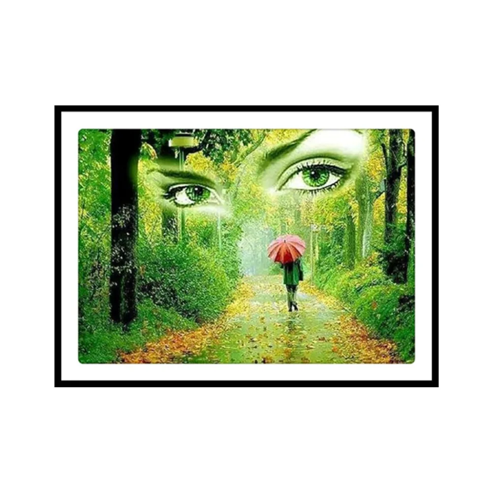 

DIY Diamond Thorn Landscape Cross Stitch 5D DIY Diamond Mosaic Diamond Painting Round Diamond Christmas Gift