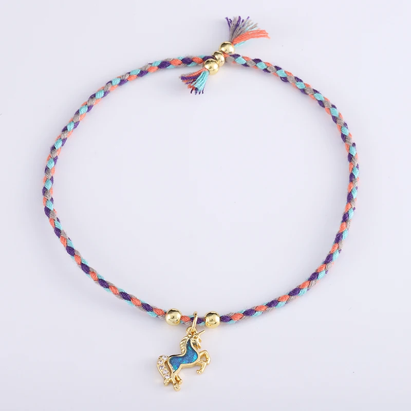 Singreal модные очаровательные браслеты с животными для женщин Boho Opal Horse Подвески и