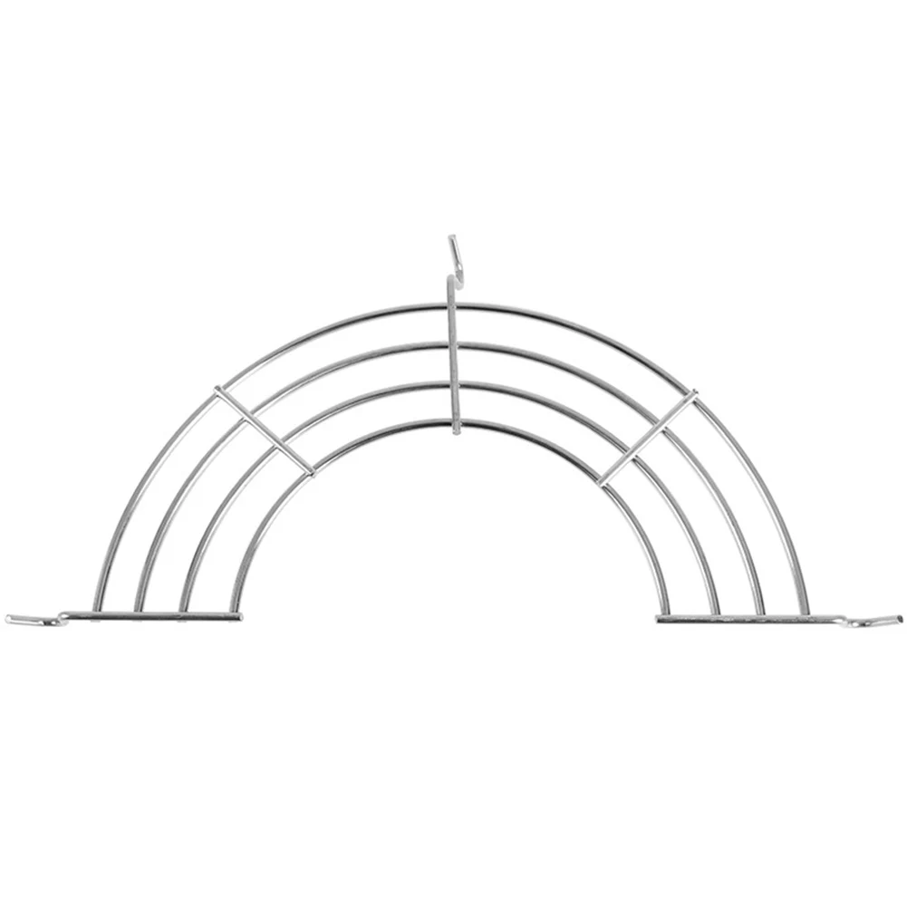 Держатель Полукруглый Паровая полка гаджеты горшок изоляционная чаша кухонные инструменты для домашнего использования приготовление пищи нержавеющая сталь сливной масляный стеллаж серебро
