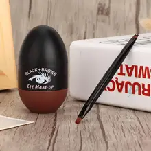 Косметики крема ВВ 2-в-1 Водонепроницаемый подводка для глаз неголовокружение косметических кистей для макияжа инструмент(черный+ Кофе