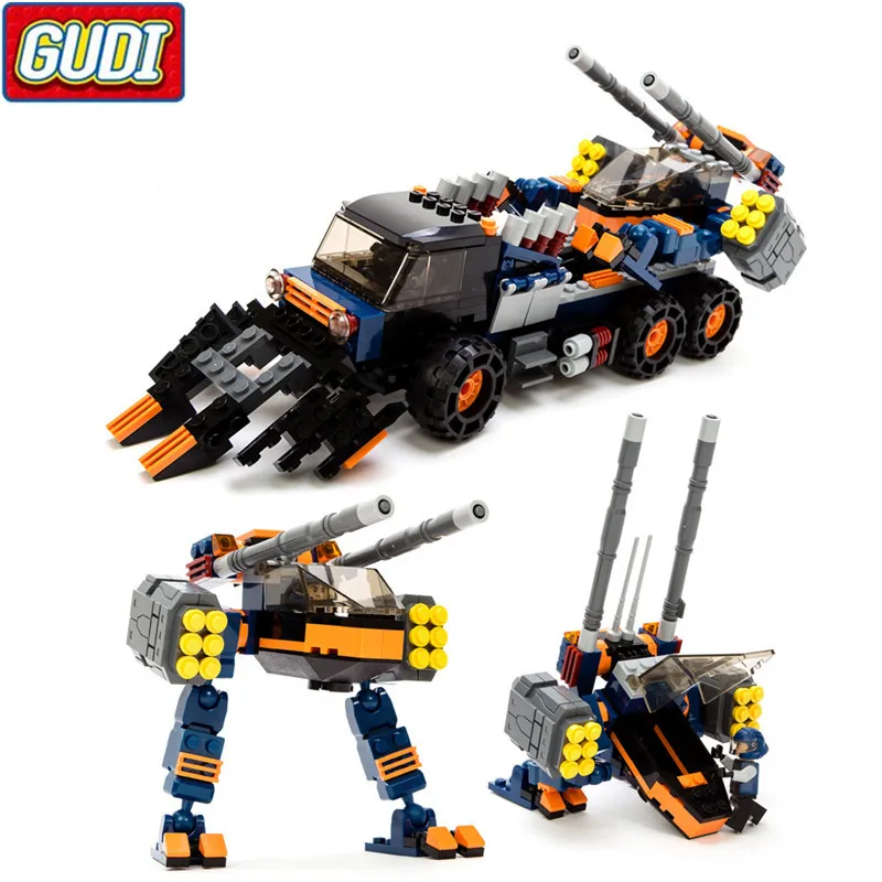 

GUDI Space Wars Assault Chariot Blocks 401pcs Bricks Building Blocks Sets Home Assembled Educational Toys For Children