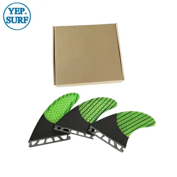 Surf Fins G7/G5 Fibreglass Honeycomb Carbon Fin Green Black G7/G5 Fins Free Shipping prancha quilhas de free shipping surfboard fins high quality honeycomb future fins in surfing quilhas fins