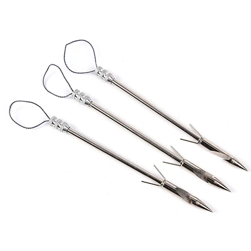 

146 mm Slingshot Catapult Dart Arrowhead Fish Slingshot Arrow Head Shooting Catapult Dart Hunting Tips Stainless Steel