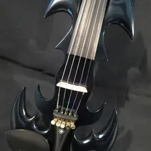 Хороший твердой древесины песня топ искусство модернизированная конструкция черный 5 строки 4/4 электрический скрипка#10308