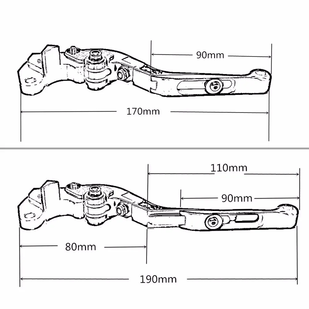 CK скота король мотоцикла Руль с ЧПУ тормоза сцепления рычаги для Yamaha YZF R3 YZFR3 R3 YZF-R3