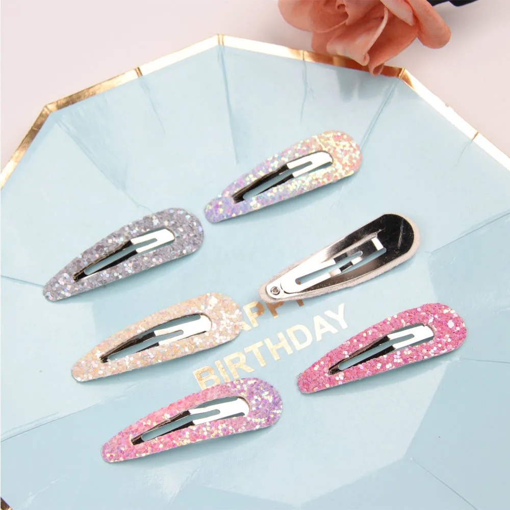 

Xugar 12Pcs/lot Hair Accessories Mini Hair Clips for Girls Korea Glitter Hair Barrettes BB Hairpins Kids Headwear