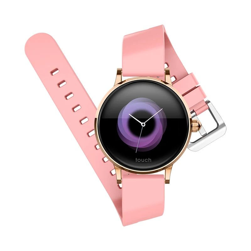 SCOMAS Модные женские Смарт-часы S9 1,0" пульсометр кровяное давление для женщин физиологический монитор мягкий силиконовый ремешок умные часы