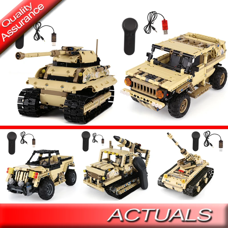 

Yeshin 13009 13010 13011 13012 13013 Military Remote Control Pickup Car Crawler Rocket Launcher Building