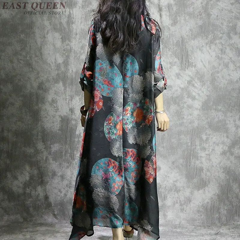 Китайский магазин одежды традиционное платье японское кимоно юката Платья женские шикарные мексиканские хиппи этнический стиль платье AA4074