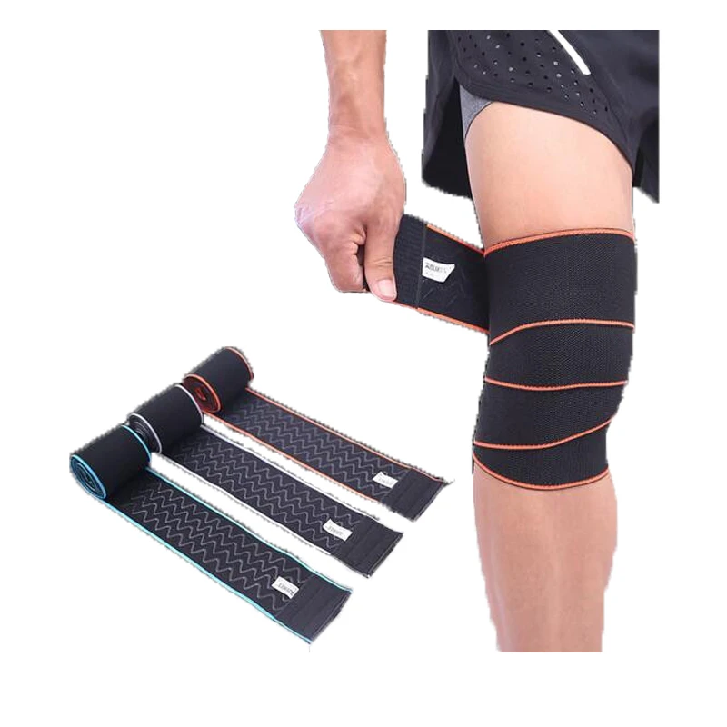 Aolikes Silicone Knee Bandage Anti skid Magic Weight Lifting Squat