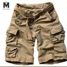 Летние мужские камуфляжные шорты армейского зеленого цвета, повседневные камуфляжные шорты до колен, мужские короткие брюки-карго, бермуды, мужские шорты с поясом