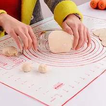 

vanzlife silicone kneading dough pad thick baking panels large baking tools chopping board and surface silicone pad non-stick