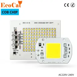 Smart IC светодиодный лампы с чипом светодиодный лампы 220 V 5 W 10 W 20 W 30 W 50 W 90 W холодный белый/теплый белый для наружной Прожектор