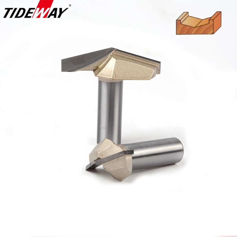 

Tideway V Groove Router Bit CNC Engraving Milling Cutter 120 Degree Woodworking Carving Knife Tungsten Steel Cutting Tools Bit