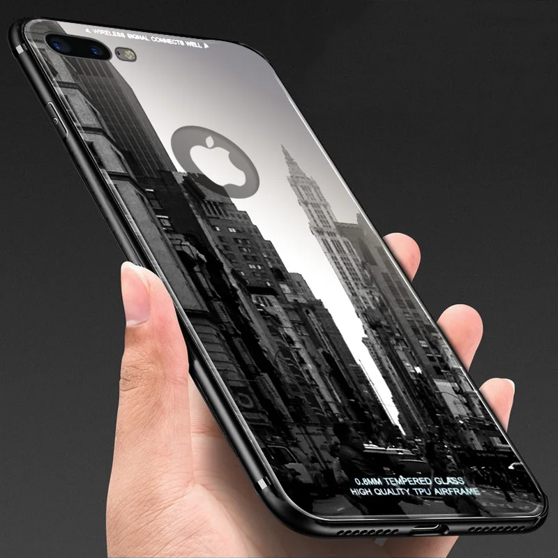 Buy Tempered Glass Back Cover For iphone X 8 7 6 6s