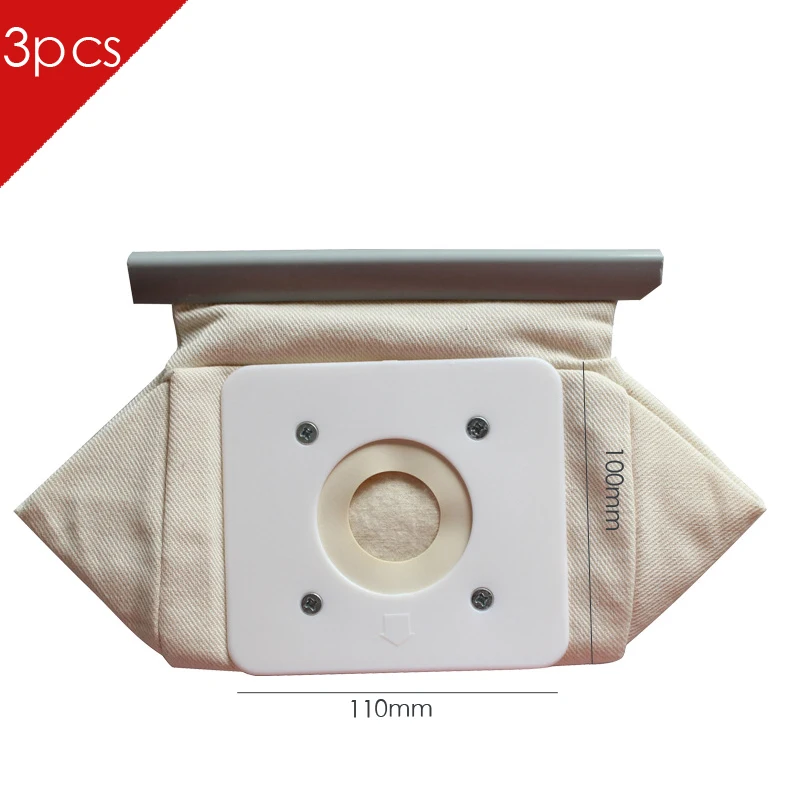 

3pc/lot Universal Hepa Cloth Microfiber Dust Bags for Philips Vacuum Cleaner FC8334 FC8336 FC8338 FC8344 FC8347 FC8348 FC8349