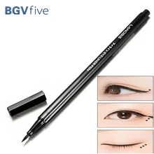 TOP women Professional Black Fine долговечная жидкость подводка для глаз водостойкая быстросохнущая косметика