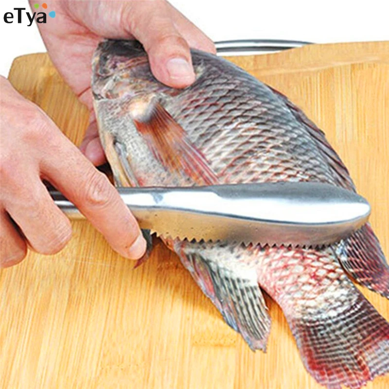 1 шт. рыбочистка из нержавеющей стали|scales knife|fish skinseafood tool |