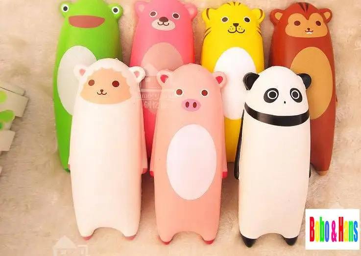New Cute cartoon animals Bread / squishy Wrist Pad / Wholesale-in Mobile Phone Straps from ...