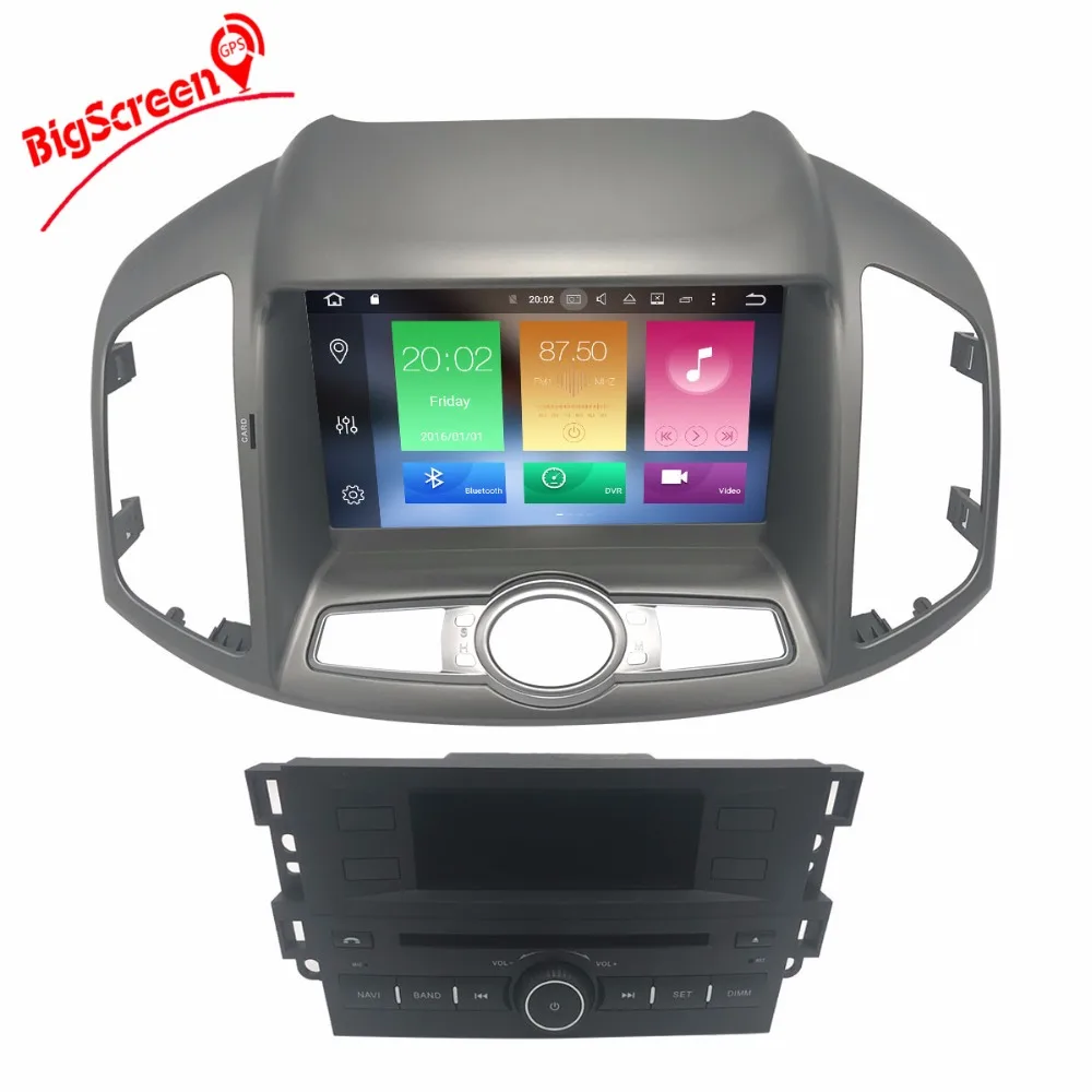 Discount Android 8.1 Car CD DVD player GPS navigation For CHEVROLET CAPTIVA 2012-2017 multimedia player Satnav tape recorder head unit HD 4