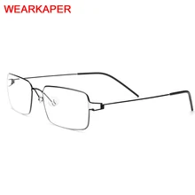 Титановые очки, оправа, мужские очки по рецепту, корейские, датские, женские, фирменный дизайн, близорукость, оптические оправы, без винтов, очки