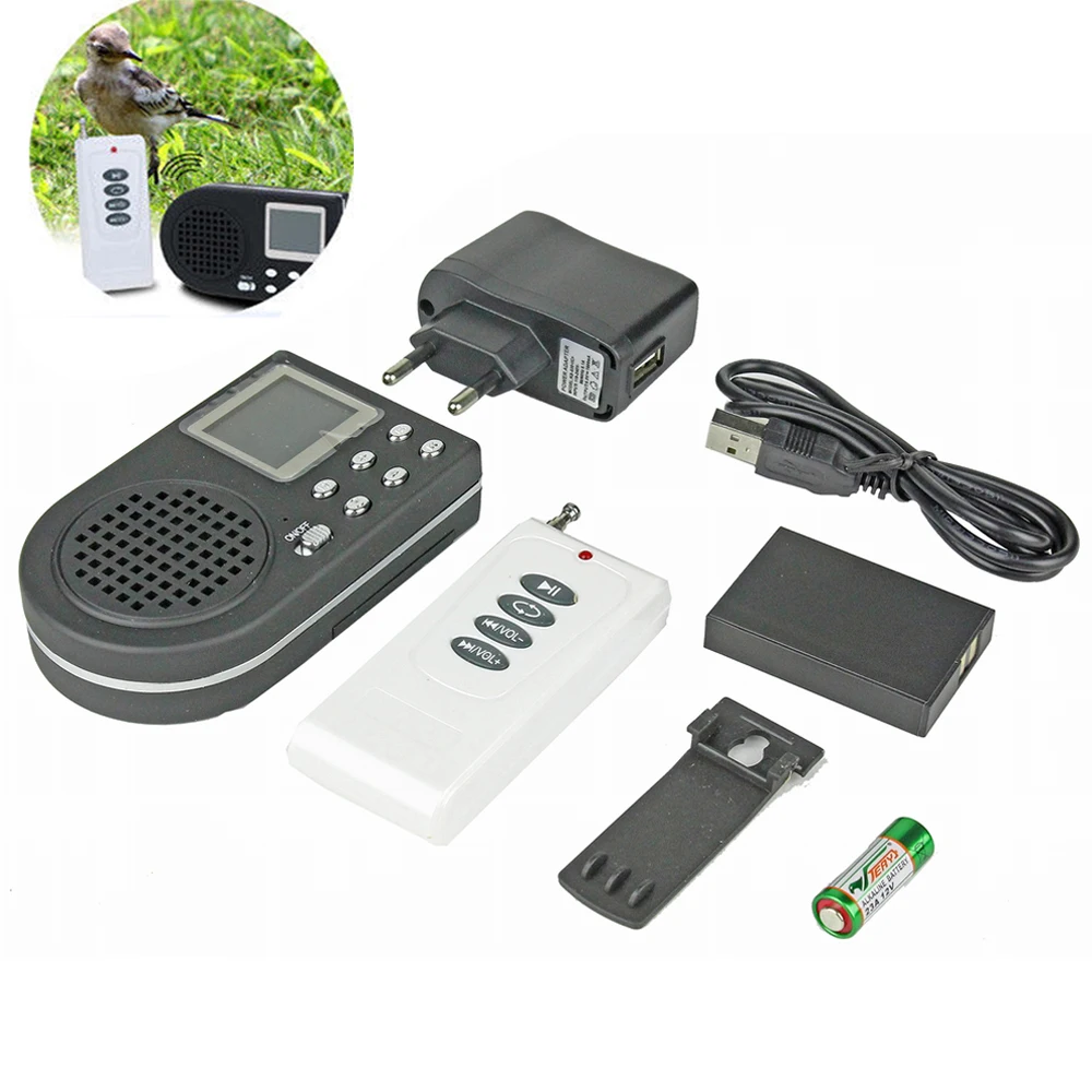 

Hunting Bird Caller Molle MP3 Player Decoy Sound Loud Speaker Animal Singing Device Amplifier Wireless/No Remote Control