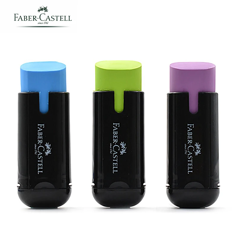 

1pcs FABER-CASTELL 183701 Pencil Sharpener + Eraser Multi-function Pencil Sharpener Single Hole Art Eraser Learning Stationery