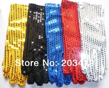 

fashion bling bling shiny party queen night club gloves Autumn Spring adult kids multi color option whcn