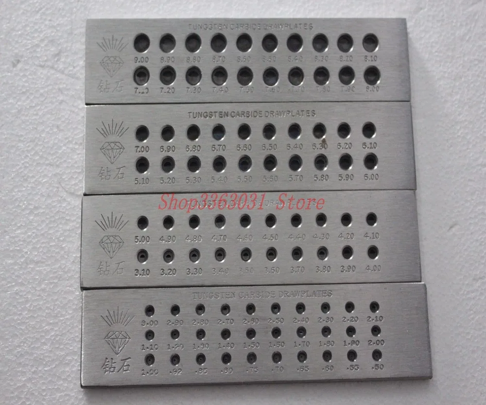Jewelers Jewelry Making Tools Hardened Steel Wire Draw Plates For
