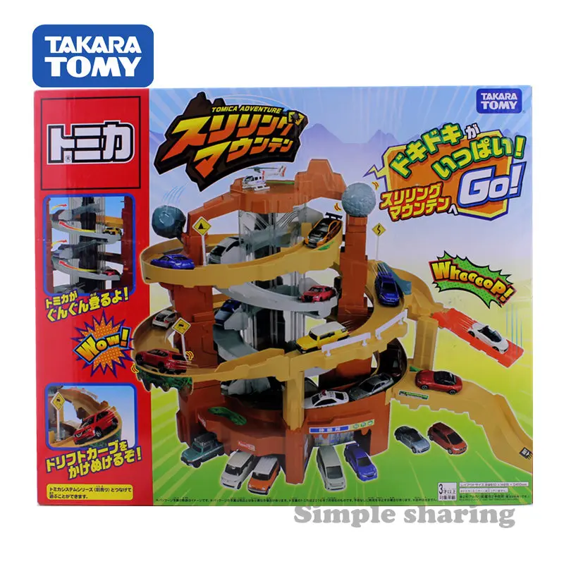 Автомобиль Takara TOMY Tomica из сплава электрическая дорожка для парковки детская