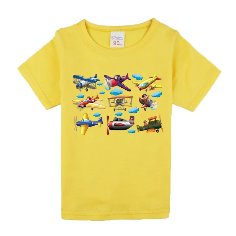 Футболка с рисунком «Супер Крылья», одежда с мини-самолетами, футболка для мальчиков, Enfant Bobo, футболка для мальчиков, детские топы