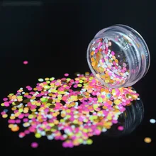 1 коробка розового красного белого золота и серебристый акриловый порошок кристаллический полимер ногтей советы строитель Ложные бусины для ногтей арт строитель Най круг