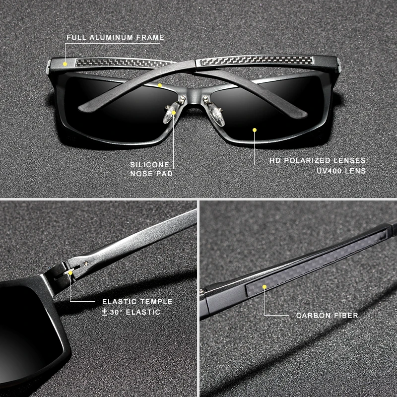 KINGSEVEN, дизайн, алюминиево-магниевые солнцезащитные очки, мужские Поляризованные Квадратные Солнцезащитные очки для вождения, мужские очки, аксессуары для мужчин
