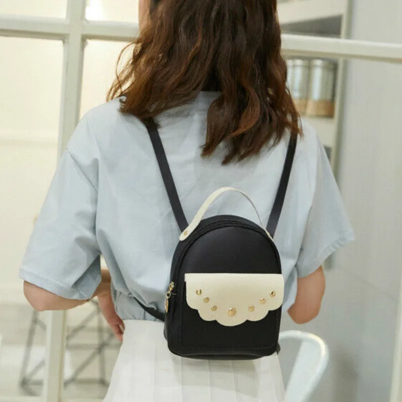 

Women PU Leather Mini Backpack Soft Touch Backpack Designer Fashion Korean Style Backpack for Brithday Gift