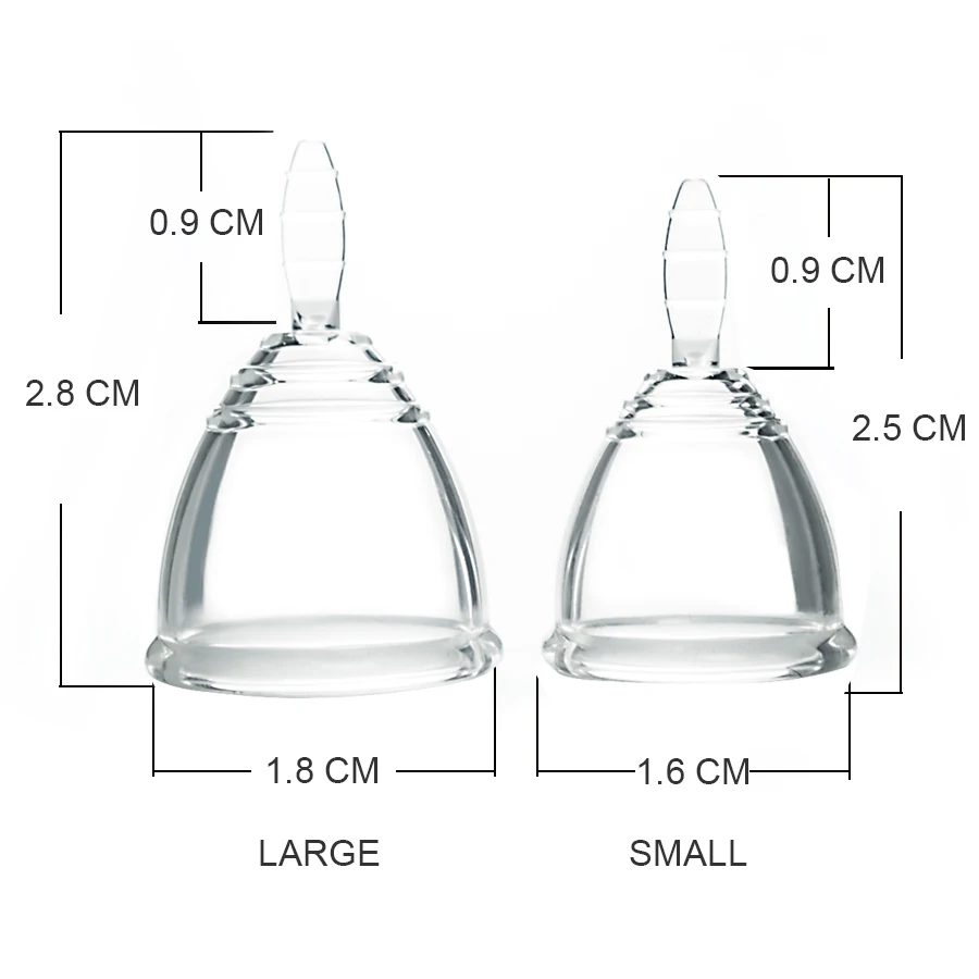 Женская менструальная чашка, медицинский класс, силиконовая безопасная чашка, мягкая и удобная, для женской гигиены, vagin care с коробкой для хранения