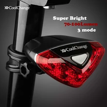 Coolchanger 5 светодиодный супер яркий задний фонарь для велосипеда красный фонарь для велосипеда задний велосипедный светодиодный фонарь для горного велосипеда BikeAccessories