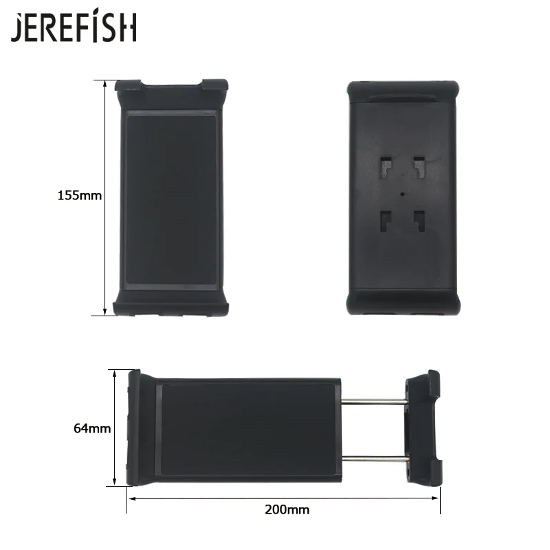 JEREFISH Регулируемый 7-10 дюймов держатель для планшета Автомобильная Подставка для планшета автомобильная подставка для телефона кронштейн для планшета 4 3 2 мини планшет