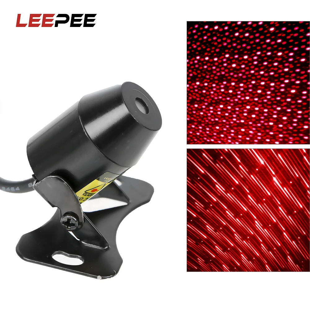 

LEEPEE DJ Colorful Music Sound Lamp Remote Control Voice Control Atmosphere Star Light LED Light Interior Decorative Light