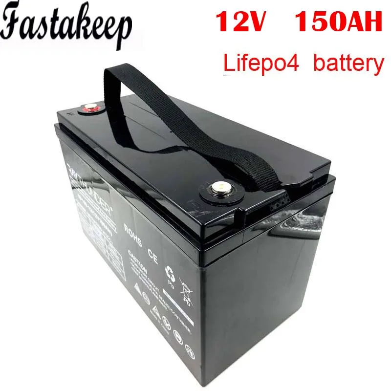 

deep cycle 2000 times 12v 150ah lifepo4 battery for solar electric car