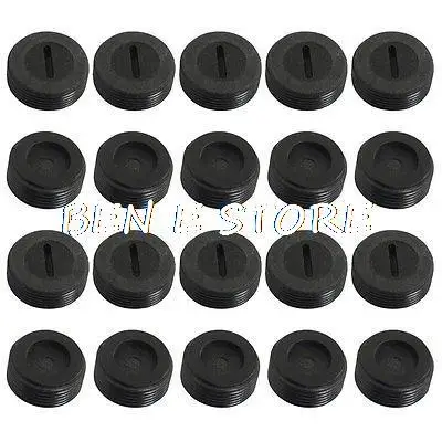 

20pcs Plastic 16mm Thread Diameter Electric Tool Carbon Brush Holder Cap for Makita 4100NH Marble Cutter