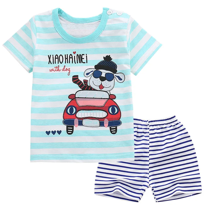 

summer baby girl clothes body suit quality 100% cotton kids clothes cartoon baby boy clothes children's clothes sets bobo choses