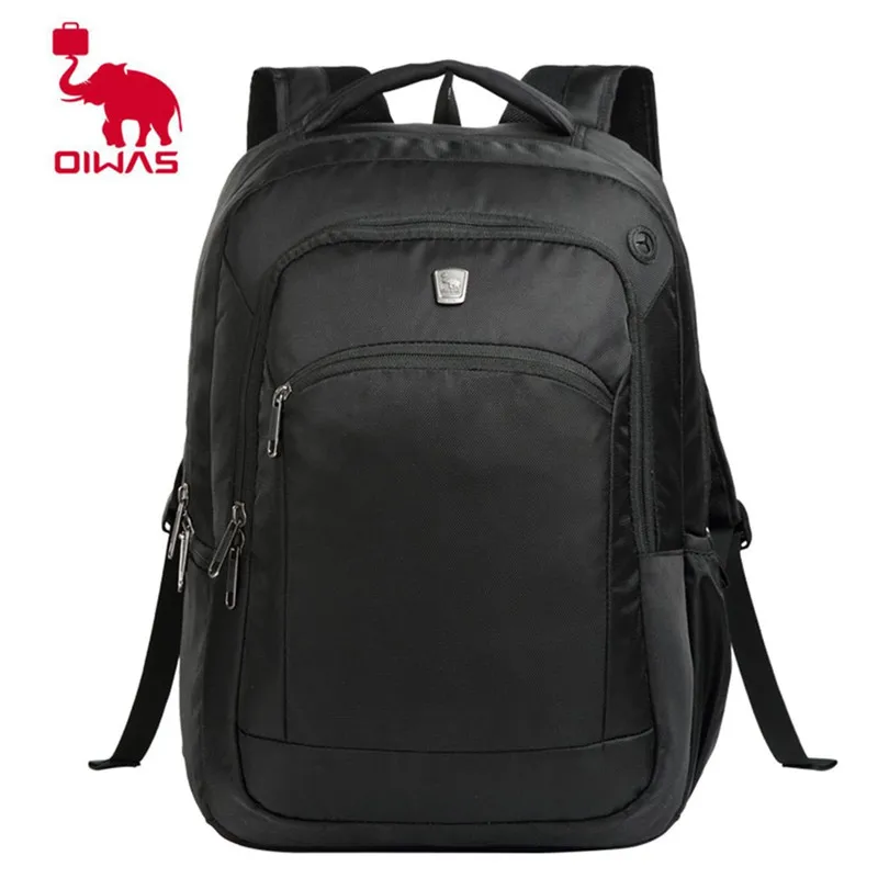 Oiwas 2017 Multifunctional Solid Color Men Women Laptop Backpack Business Style Travel Bag School Shoulder Bag