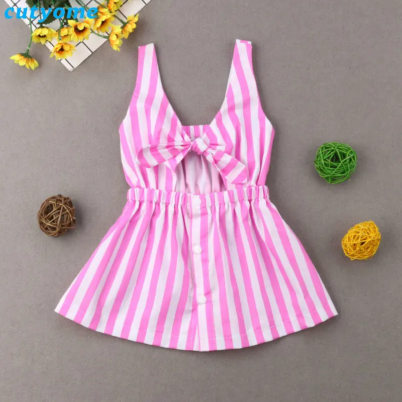 Mother&Daughter Striped Dress Family Look Summer Matching Sleeveless Pink Dresses Party Princess Sundress Hollow Out Clothes Mother&Daughter Striped Dress Family Look Summer Matching Sleeveless Pink Dresses Party Princess Sundress Hollow Out Clothes