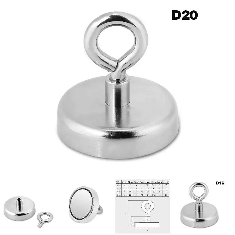 Strong Neodymium Magnet Round Pulling Force River Fishing Magnetic Eyebolt D10D12D16D20D25D32D36D42D48 E2S huismerk kopen in de aanbieding Strong Neodymium Magnet Round Pulling Force River Fishing Magnetic Eyebolt D10D12D16D20D25D32D36D42D48 E2S huismerk kopen in de aanbieding