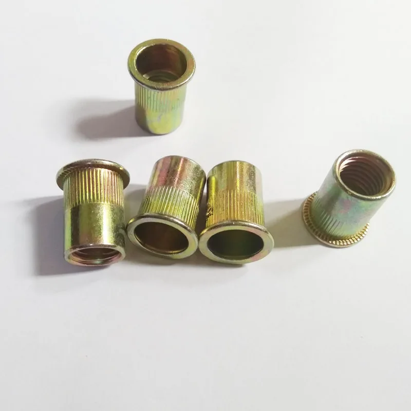 Buy 50pcs Carbon steel Rivet Nuts M12 Flat Head Rivet