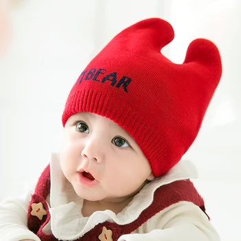 

Fashion Winter Newborn Baby cotton Baby Winter knitting wool cap Infant Beanie Warm hat Beanies Toddler Cap For 0-12 Month Boys